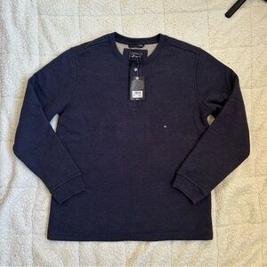 G.H. Bass & Co. Blue NWT Crewneck Sweater Classic Design